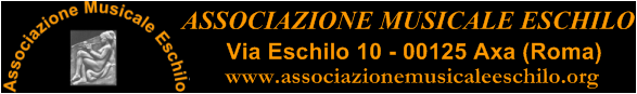 Associazione Musicale Eschilo - Web Site